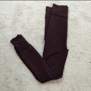 Brown thermal tights